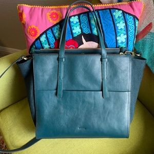 Fossil Leather Satchel
